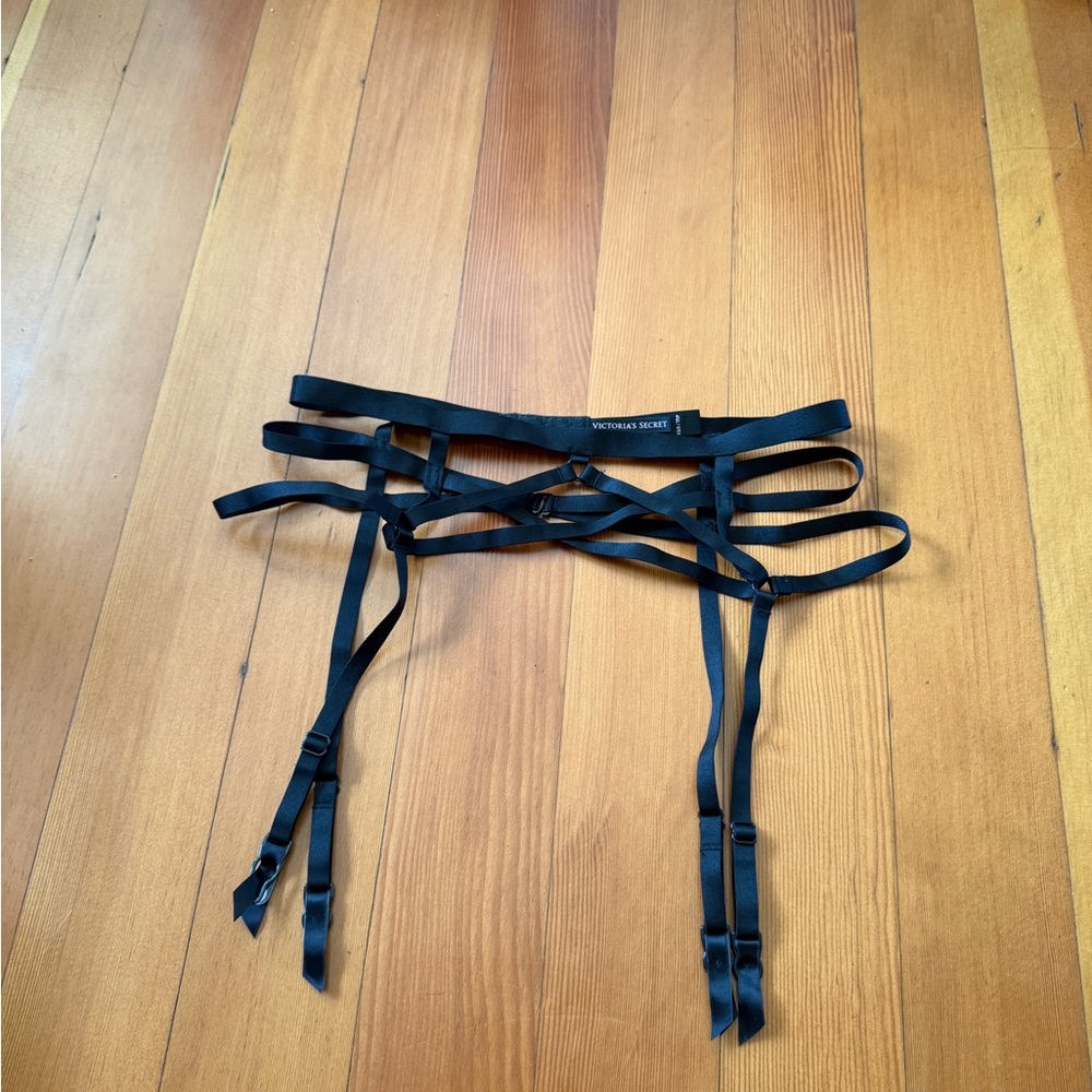 Victoria's Secret Black Strappy Accessory Size XS/S